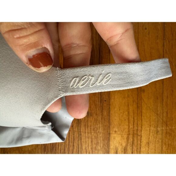 Aerie smoothez full coverage bra in bone color size 36D - Picture 3 of 6